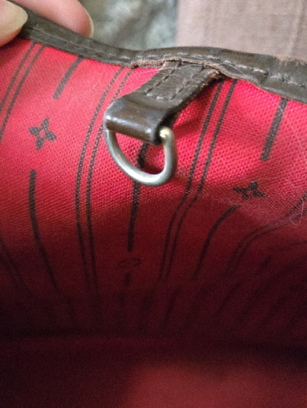 Louis Vuitton Damier Ebene Neverfull MM *read* - Picture 7 of 15